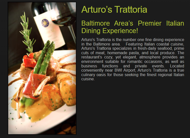 best Italian restaurants near Baltimore md